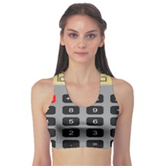 Calculator Sports Bra by Mariart