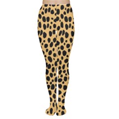 Cheetah Skin Spor Polka Dot Brown Black Dalmantion Women s Tights by Mariart