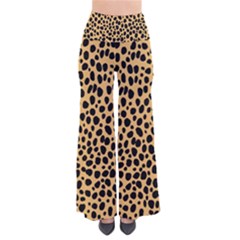 Cheetah Skin Spor Polka Dot Brown Black Dalmantion Pants by Mariart