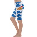 Fish Animals Whale Blue Orange Love Cropped Leggings  View2