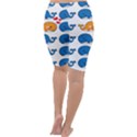 Fish Animals Whale Blue Orange Love Cropped Leggings  View4