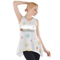 Flower Floral Star Balloon Bubble Side Drop Tank Tunic View1