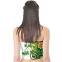 Flower Shamrock Green Gold Tube Top View2