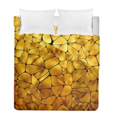 Gold Duvet Cover Double Side (full/ Double Size) by Mariart