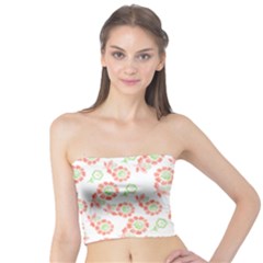 Flower Floral Red Star Sunflower Tube Top by Mariart