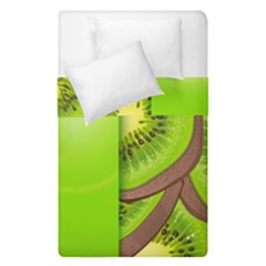 Fruit Slice Kiwi Green Duvet Cover Double Side (single Size)