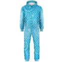 Leaf Blue Snow Circle Polka Star Hooded Jumpsuit (Men)  View1