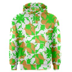 Graphic Floral Seamless Pattern Mosaic Men s Pullover Hoodie