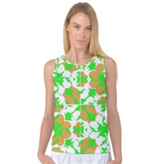 Graphic Floral Seamless Pattern Mosaic Women s Basketball Tank Top by dflcprintsclothing