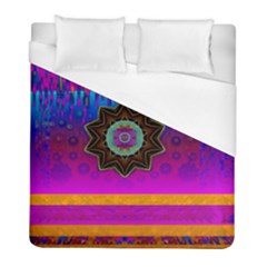 Air And Stars Global With Some Guitars Pop Art Duvet Cover (full/ Double Size) by pepitasart