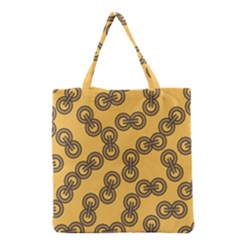 Abstract Shapes Links Design Grocery Tote Bag by Nexatart