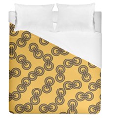 Abstract Shapes Links Design Duvet Cover (queen Size) by Nexatart