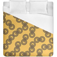 Abstract Shapes Links Design Duvet Cover (king Size) by Nexatart