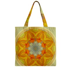 Sunshine Sunny Sun Abstract Yellow Zipper Grocery Tote Bag by Nexatart