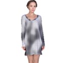 Puzzle Grey Puzzle Piece Drawing Long Sleeve Nightdress View1