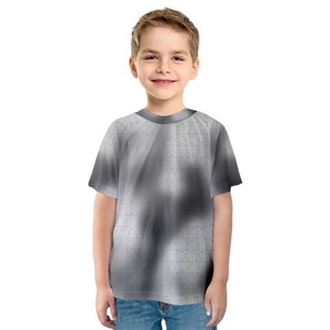 Puzzle Grey Puzzle Piece Drawing Kids  Sport Mesh Tee by Nexatart