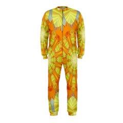 Sunshine Sunny Sun Abstract Yellow Onepiece Jumpsuit (kids) by Nexatart