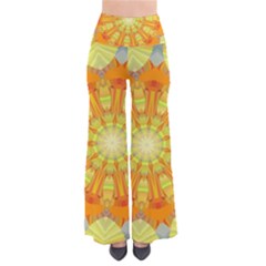 Sunshine Sunny Sun Abstract Yellow Pants by Nexatart