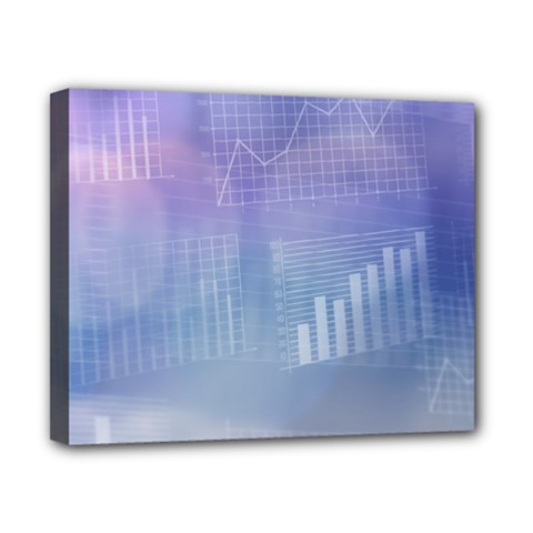 Business Background Blue Corporate Canvas 10  X 8  by Nexatart