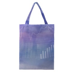 Business Background Blue Corporate Classic Tote Bag by Nexatart