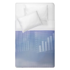 Business Background Blue Corporate Duvet Cover (single Size) by Nexatart