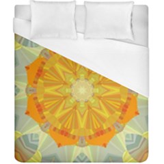 Sunshine Sunny Sun Abstract Yellow Duvet Cover (california King Size) by Nexatart