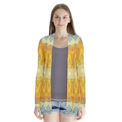 Sunshine Sunny Sun Abstract Yellow Cardigans by Nexatart