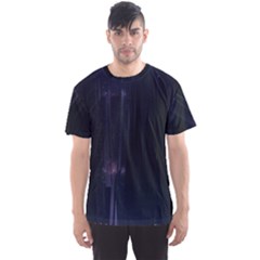 Abstract Dark Stylish Background Men s Sport Mesh Tee