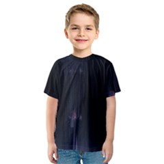 Abstract Dark Stylish Background Kids  Sport Mesh Tee