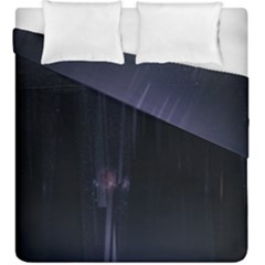 Abstract Dark Stylish Background Duvet Cover Double Side (King Size)