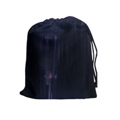 Abstract Dark Stylish Background Drawstring Pouches (extra Large) by Nexatart