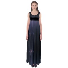 Abstract Dark Stylish Background Empire Waist Maxi Dress