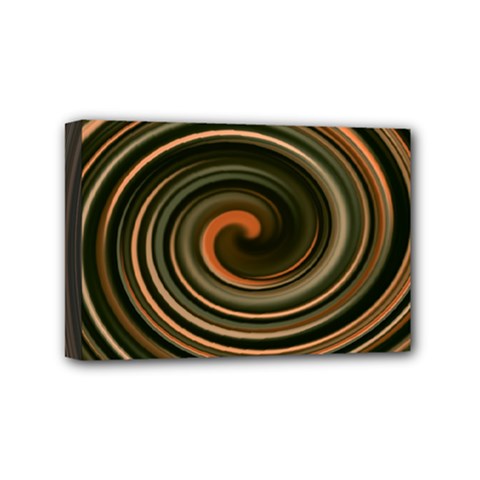 Strudel Spiral Eddy Background Mini Canvas 6  X 4  by Nexatart