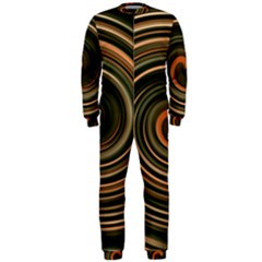 Strudel Spiral Eddy Background Onepiece Jumpsuit (men)  by Nexatart