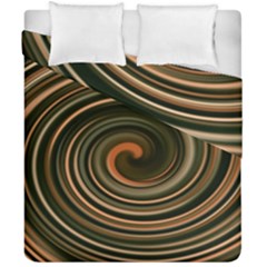 Strudel Spiral Eddy Background Duvet Cover Double Side (california King Size) by Nexatart