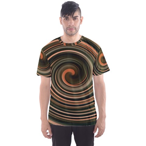 Strudel Spiral Eddy Background Men s Sport Mesh Tee by Nexatart