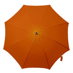 Orange Star Space Hook Handle Umbrellas (medium) by Mariart