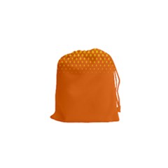 Orange Star Space Drawstring Pouches (xs)  by Mariart