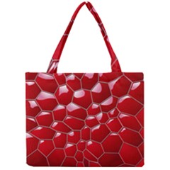 Plaid Iron Red Line Light Mini Tote Bag by Mariart