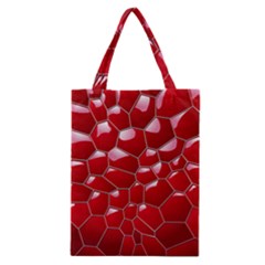 Plaid Iron Red Line Light Classic Tote Bag by Mariart