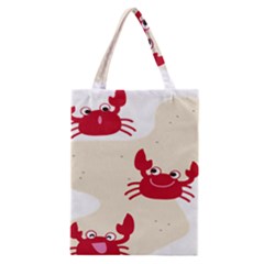 Sand Animals Red Crab Classic Tote Bag by Mariart