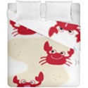 Sand Animals Red Crab Duvet Cover Double Side (California King Size) View1