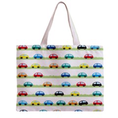 Small Car Red Yellow Blue Orange Black Kids Zipper Mini Tote Bag by Mariart