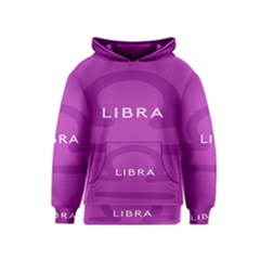 Zodizc Libra Purple Kids  Pullover Hoodie by Mariart