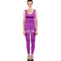 Zodizc Libra Purple Onepiece Catsuit by Mariart