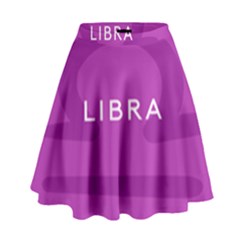 Zodizc Libra Purple High Waist Skirt by Mariart