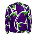 Vegetable Eggplant Purple Green Men s Sweatshirt View1