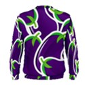 Vegetable Eggplant Purple Green Men s Sweatshirt View2