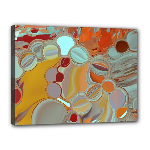 Liquid Bubbles Canvas 16  X 12  by digitaldivadesigns