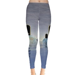 Abstract Gates Doors Stars Leggings  by Nexatart